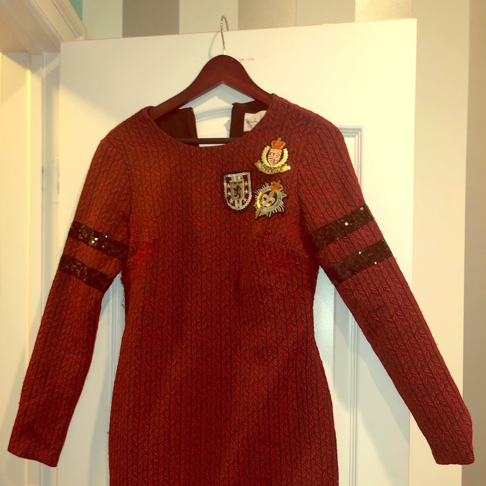Nicole Miller dress.